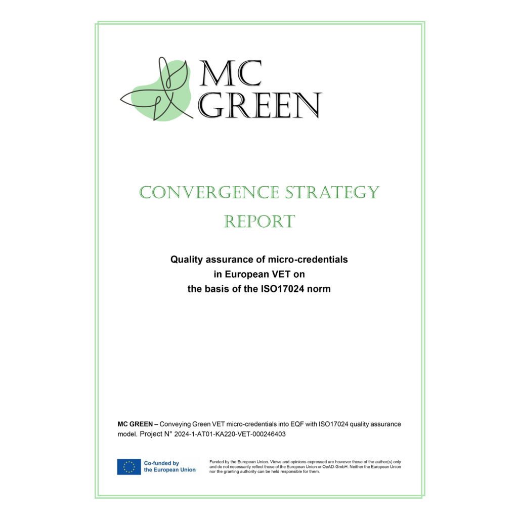 Publication: MC GREEN Convergence Strategy